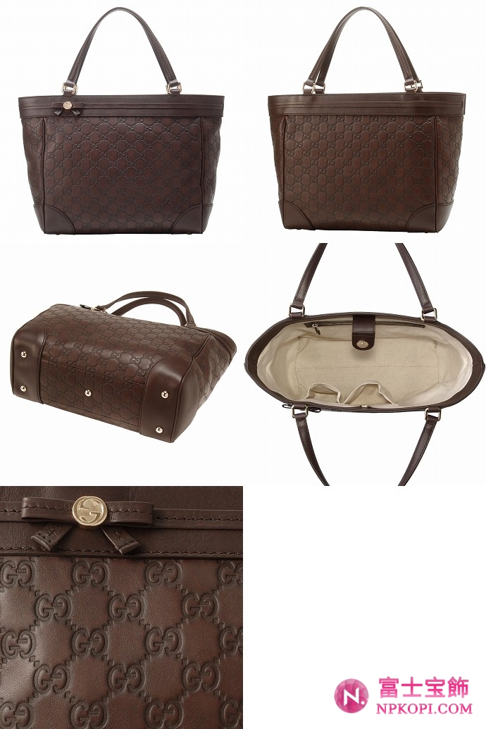 GUCCI/グッチ MAYFAIRグッチシマGG柄ボウディテールミディアムトートバッグ 257061 AA61G 2019 